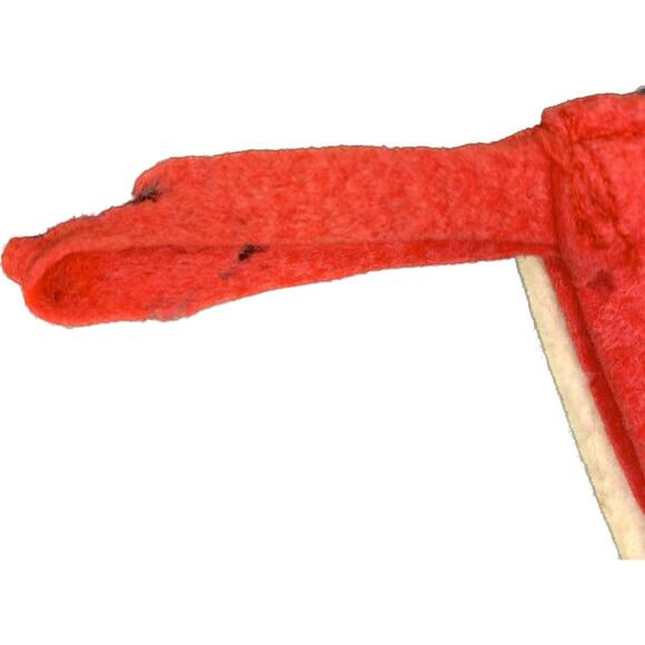 Mid-Century Modern Felt Handmade Christmas Stocking Personalized Graham - Picture 7 of 8